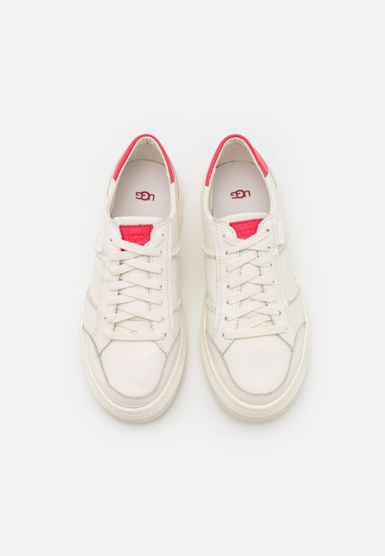 Ugg Alameda Lace - Trainers - Bright White/Red Pepper - Image 6