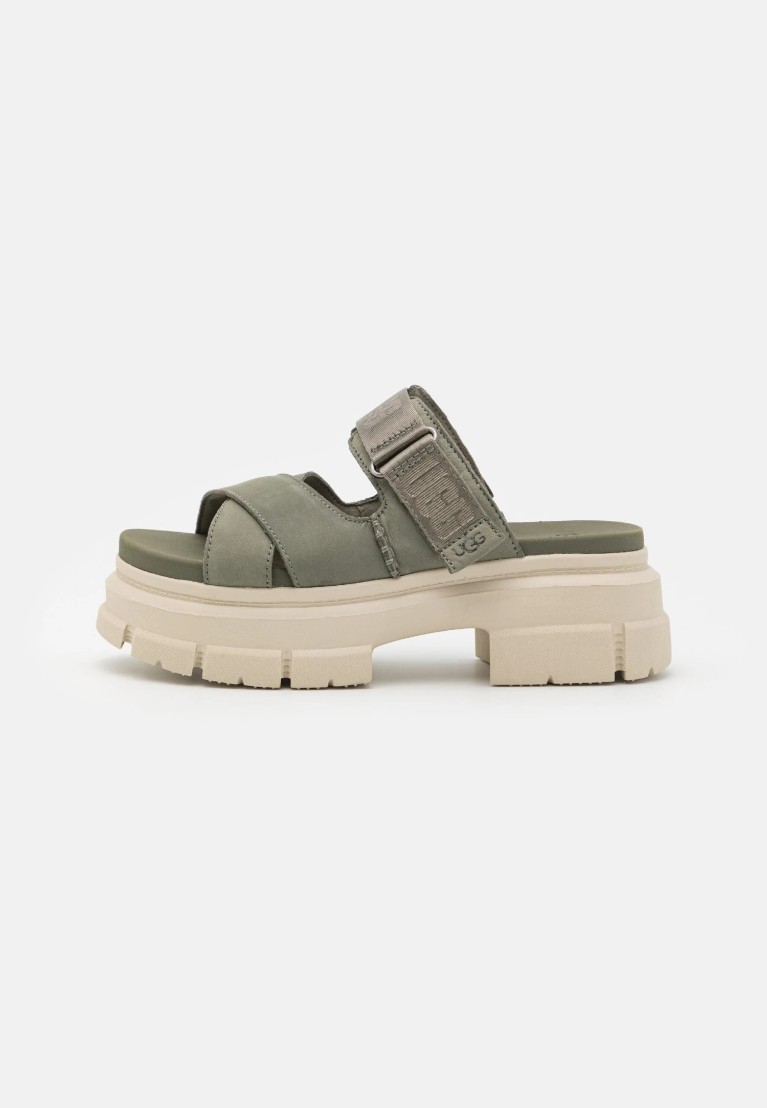 Ugg Ashton Slide - Heeled Mules - Moss Green - Image 2