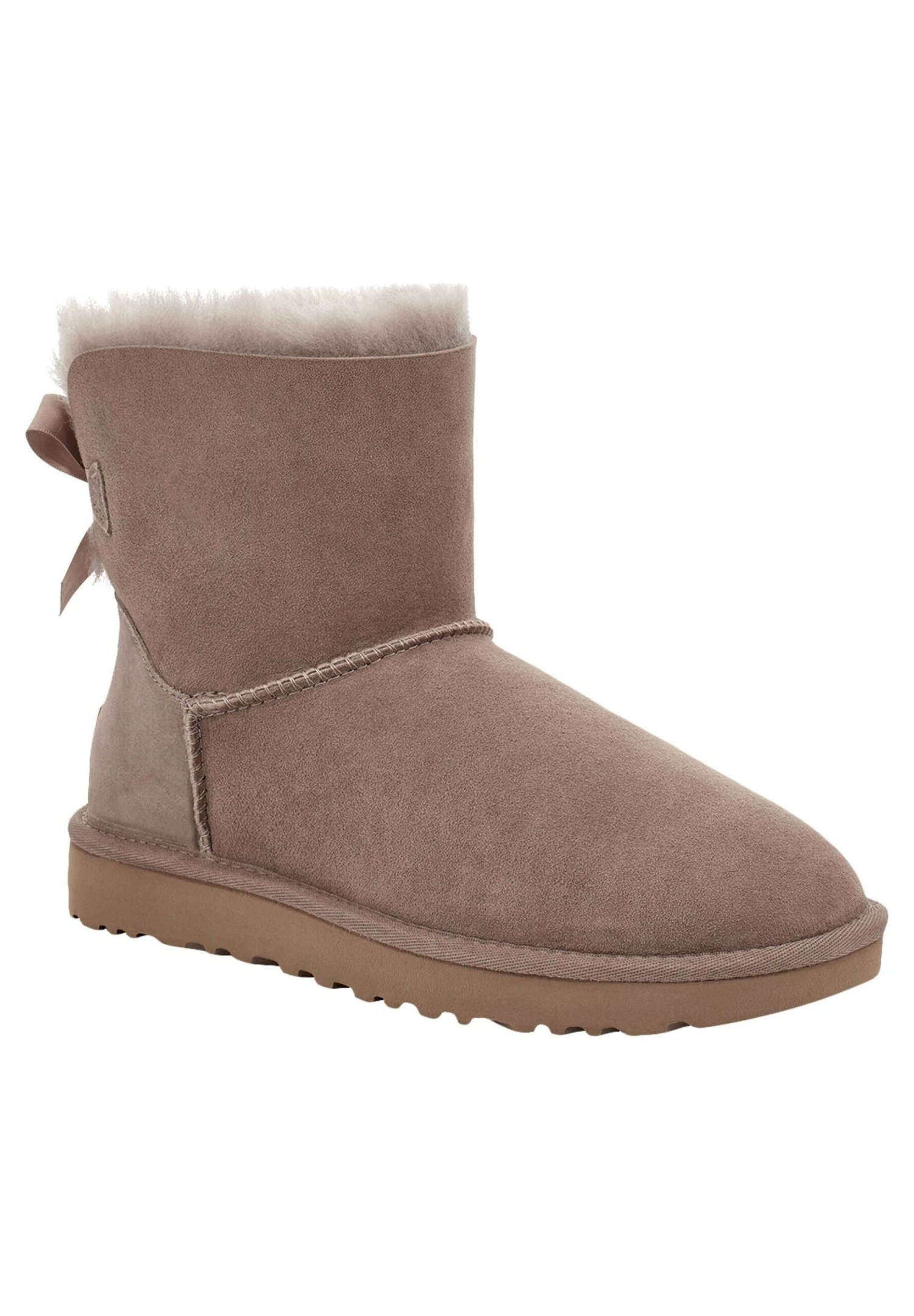 Ugg Mini Bailey Bow - Classic Ankle Boots - Caramel - Image 3