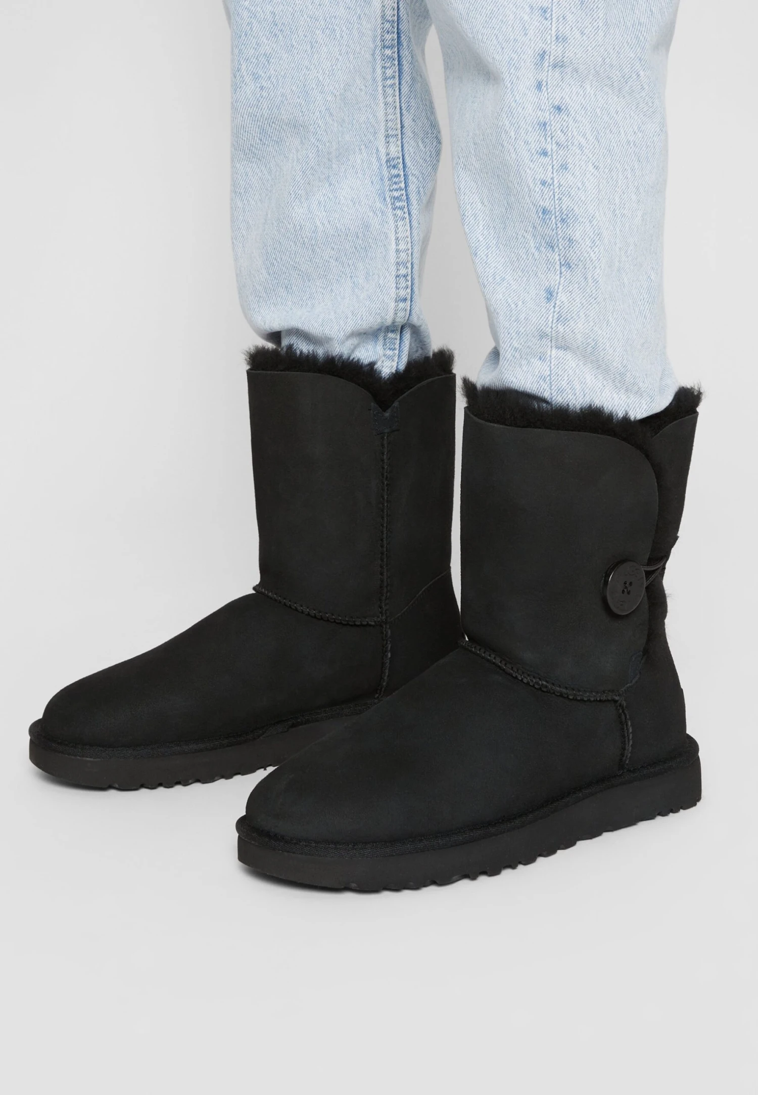 Ugg Bailey Button Ii - Classic Ankle Boots - Black
