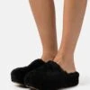 Ugg Fuzz Sugar - Heeled Mules - Black