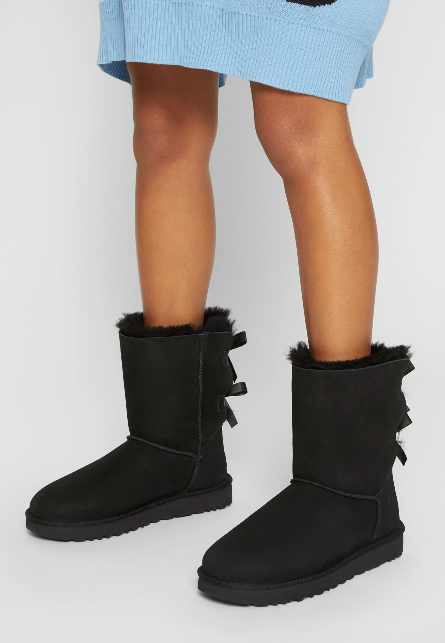 Ugg Bailey Bow - Classic Ankle Boots - Black