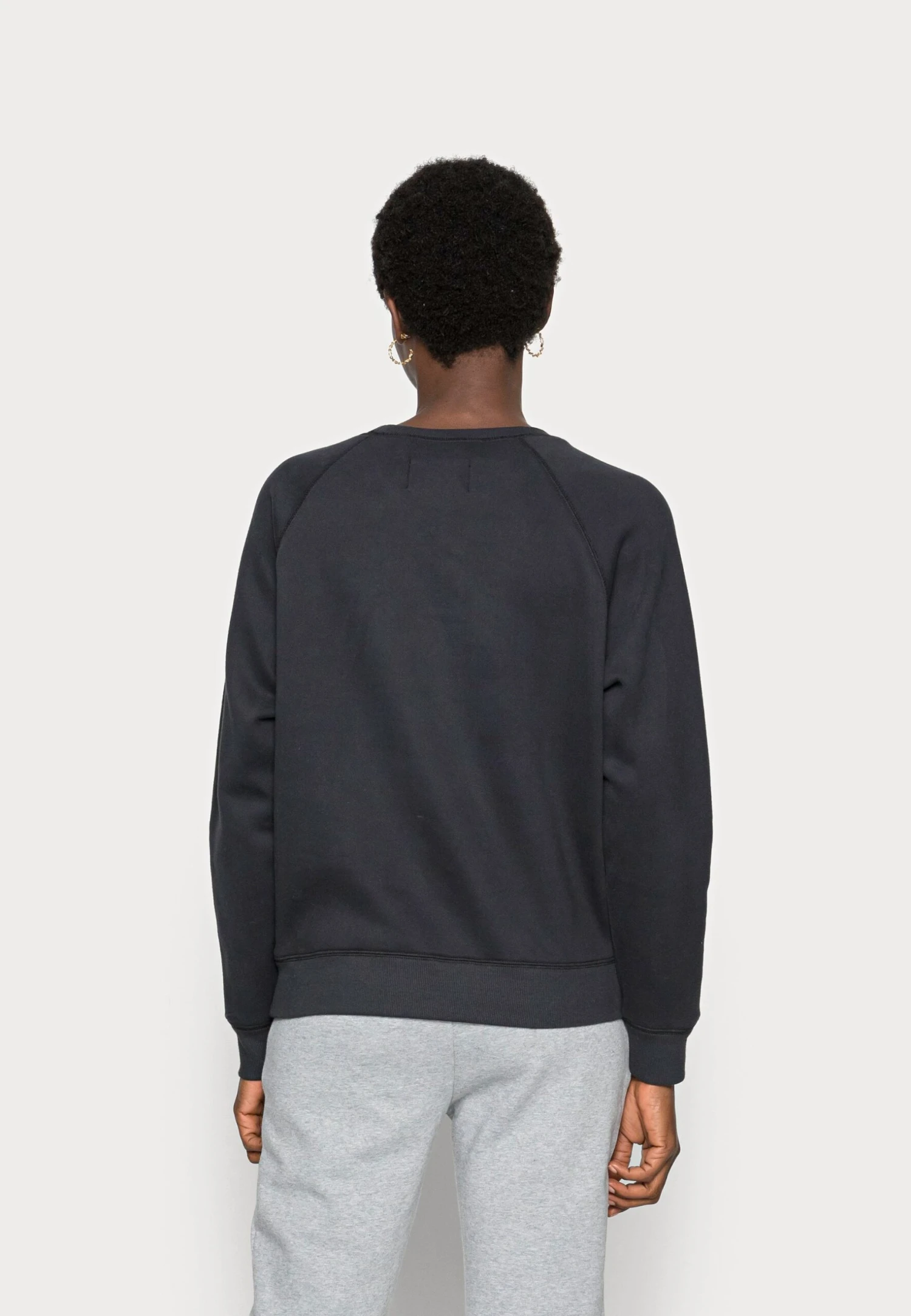 Ugg Madeline Fuzzy Logo Crewneck - Sweatshirt - Black / Cream - Image 3