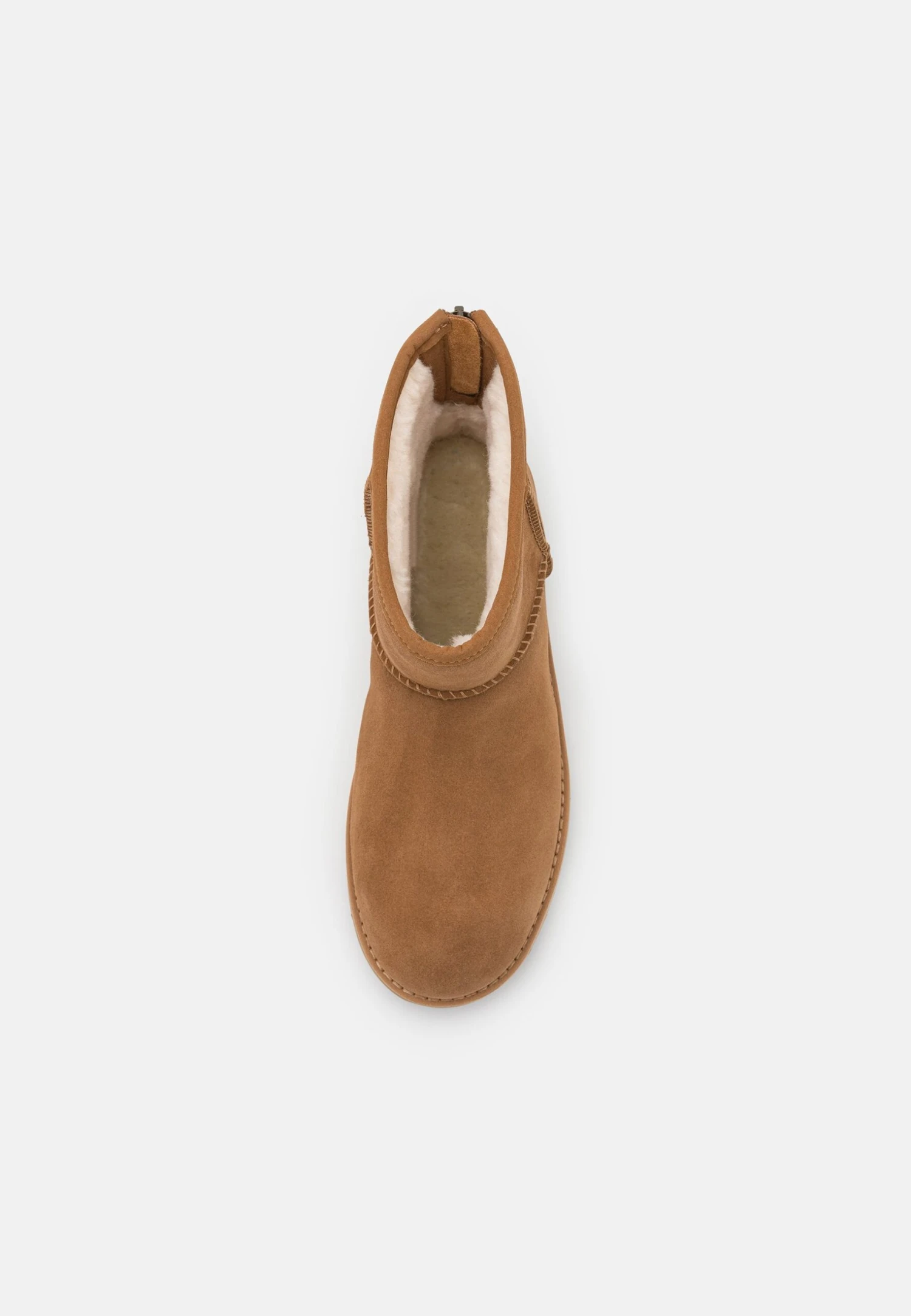 Ugg Classic Mini Logo Zip - Classic Ankle Boots - Chestnut - Image 6